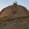 Storks on the dome. National bird of Uzbekistan