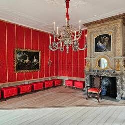 Hier empfing die Königin die Gäste