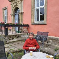 Kaffeepause im Kloster Wöltingerode.