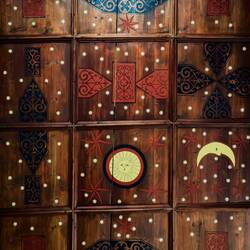 Ceiling detail @ the Evangelical Reform Church — Kandersteg, Switzerland.