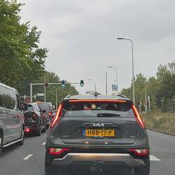 Lozerlaan, altijd alle stoplichten op rood.......