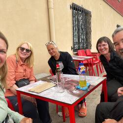 Catherine from Edinburgh, Ylva from Sweden, Antheia and Pete from Australia.