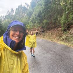 Just a spot of rain!