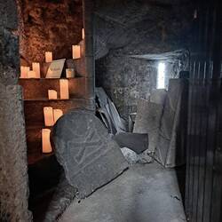 Aufgang zu einem der Türme...ganz schön eng