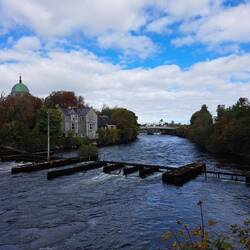 Die alte Lachs Falle