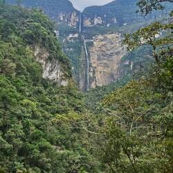 Wasserfall Gocta, 2 Stunden Fußmarsch