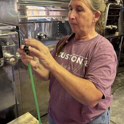 Tap tubing, over 2,000 trees tapped each year