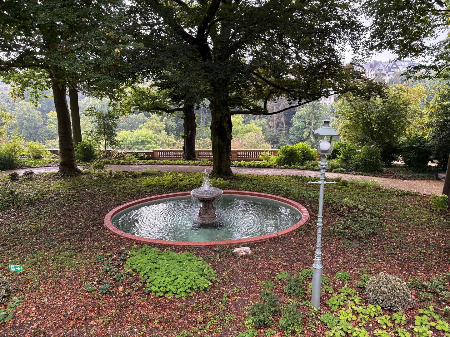 View from hotel Villa Petrusse