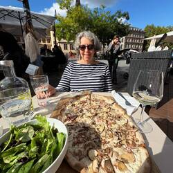 Mushroom Tarte Flambee