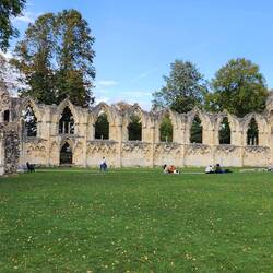 Ruins St Mary's Abbey Museum Gardens York