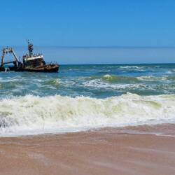 an der Skelettküste zum Wrack der Zelia