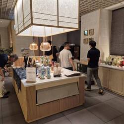 Selbstbedienungsbar im Hotel