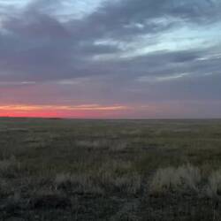 Unser Camp auf offenem Feld