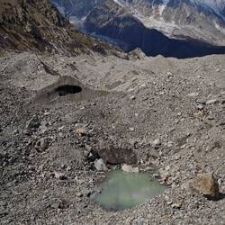 Etwas Eis, wenn man genau hinschaut