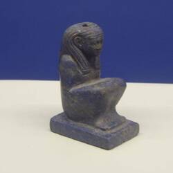 Lapis figure of Maat 700 BC