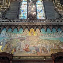 Mosaics inside the Basilica