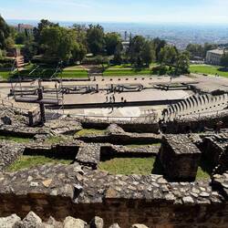The theatre had a good view over what was to become Lyon