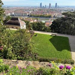 Views on the way down the hill