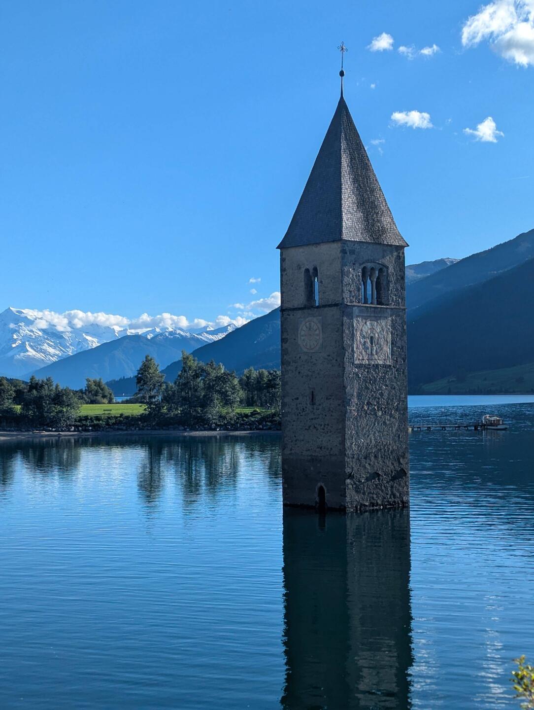 Das Highlight des Reschensees