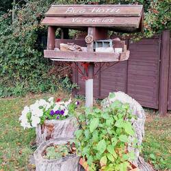 Hotel auf dem Campingplatz