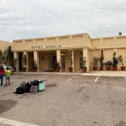 Huge hotel is our temporary home