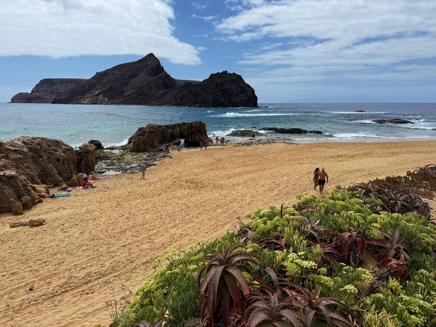 Am goldenen Strand in Porto Santo 🏝️
