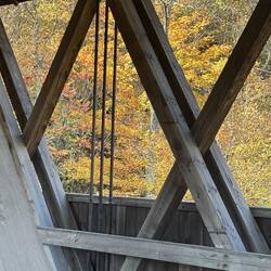 Not all covered bridges are open on the sides