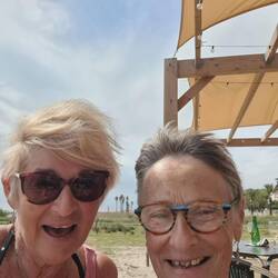 Very windy on the beach!