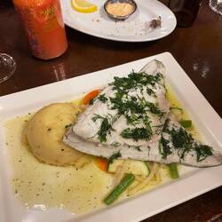 Fish with dill and butter