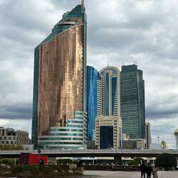 New buildings all over town