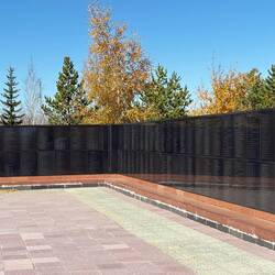A wall of the names of women who lived and died here from 1938-1953