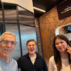 Aliya and Danish and me