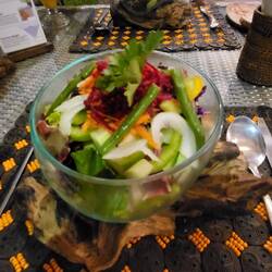 FRISCHER GARTENSALAT BEI GANESH