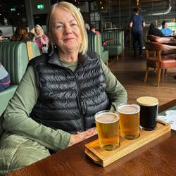 Millie went with the beer tasting.