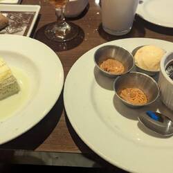 Carnival melting chocolate cake