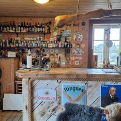 above the Bar hangs a whale's Penis