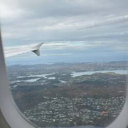 Im Anflug auf Bergen