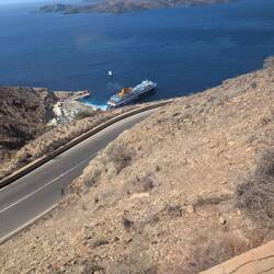So many switchbacks to get to the bottom.