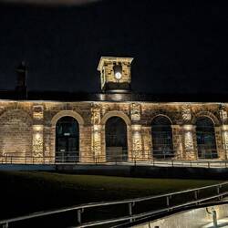 Hier drin steht die originale No1. Gefahren wird mit einem Nachbau aus den 70ern.