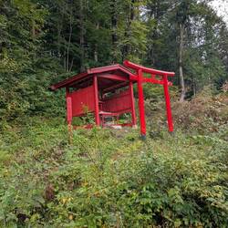 A little shrine along the Torii Path