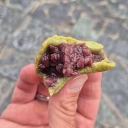 Süße rote Bohnenfüllung