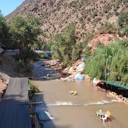 Das Naherholungsgebiet von Marrakesch.