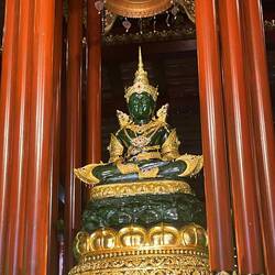 Jade Buddha. Replica of Emerald Buddha