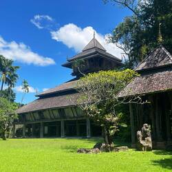 This building was made from pieces of local homes