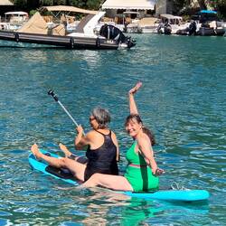 Das SUP hat wohl zu wenig Luft ...