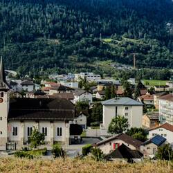 Scenery from our drive to Täsch, Switzerland.