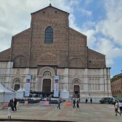 Basilica of San Petronio. In all these buildings the holes were for scaffolding.