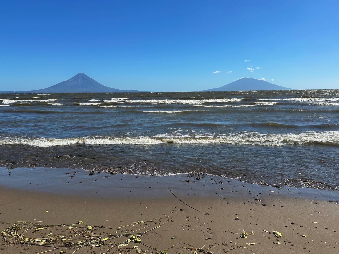 Nicaraguasee, Insel Ometepe mit den beiden Vulkanen Conception und Mader