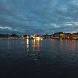 Marstrand at night