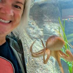 Selfie mit Oktopus